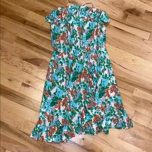 Lilly Pulitzer strapless cotton dress